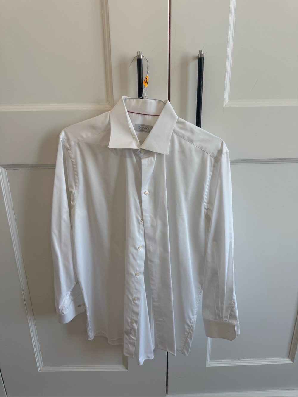 Eton White Men's Dress Shirt - Spread Collar